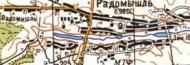 Топографическая карта Радомышля