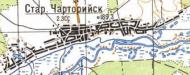 Топографічна карта Старого Чорторийська