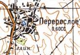Topographic map of Pererosle