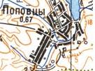 Топографічна карта Попівців