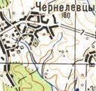 Топографічна карта Чернелівців