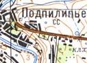 Топографічна карта Підпилип'я