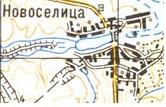 Топографічна карта Новоселиці
