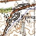 Топографічна карта Кунчі