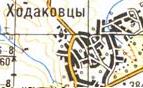 Топографічна карта Ходаківців