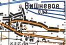Топографічна карта Вишневого