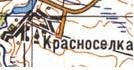 Топографическая карта Красноселки