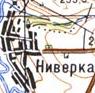 Топографічна карта Ніверки