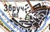 Топографічна карта Збруча