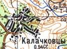 Topographic map of Kalachkivtsi