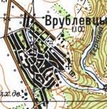 Топографічна карта Врублівців