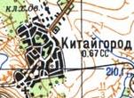 Топографічна карта Китайгорода