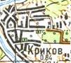 Топографическая карта Крикова