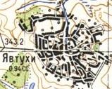 Топографічна карта Явтухів