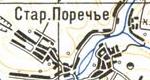 Топографічна карта Старого Поріччя