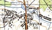 Топографічна карта Буцних