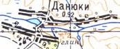Топографічна карта Данюок