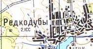 Топографічна карта Рідкодубів