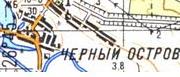 Topographic map of Chornyy Ostriv
