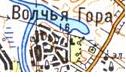 Topographic map of Vovcha Gora