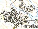 Топографічна карта Гнатівців