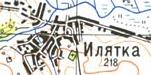 Топографическая карта Илятки