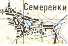 Топографічна карта Семиреньок