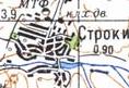 Topographic map of Stroky