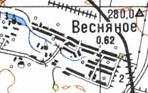 Топографічна карта Весняного