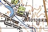 Топографическая карта Лотовки