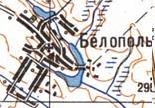 Топографічна карта Білополя