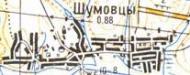 Топографічна карта Шумівців