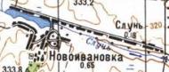 Топографічна карта Новоіванівки