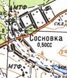 Topographic map of Sosnivka