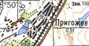 Топографічна карта Пригожого