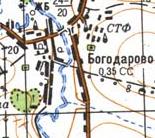 Topographic map of Bogodarove