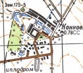 Топографічна карта Кінного