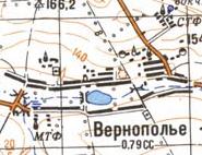 Топографічна карта Вірнопілля