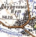 Топографическая карта Двуречного Кута