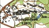 Topographic map of Pidserednye