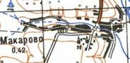 Топографічна карта Макарового