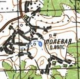 Топографическая карта Полевой