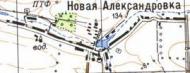 Топографічна карта Нової Олександрівки
