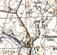 Топографічна карта Киселих