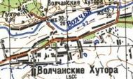 Topographic map of Vovchanski Khutory