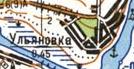 Топографічна карта Ульяновки