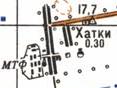 Topographic map of Khatky