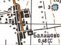 Топографічна карта Балашового