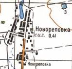 Топографічна карта Новорепівки