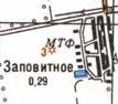 Topographic map of Zapovitne